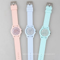 fashion silicone watches ladies, quartz watch waterproof watch